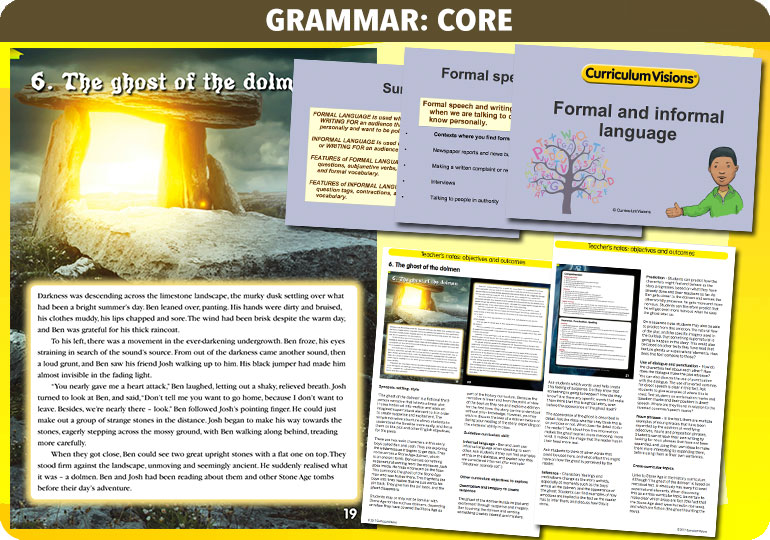 Curriculum Visions teacher year 6 ks2 literacy english resource