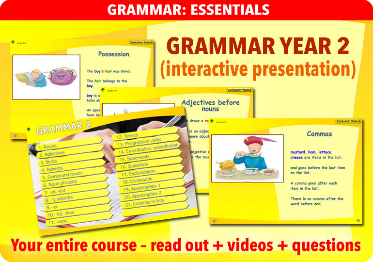 Curriculum Visions teacher year 1 year 2 ks2 literacy english resource