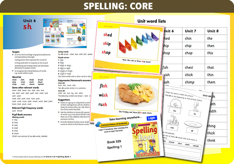 Curriculum Visions teacher year 1 year 2 literacy english resource