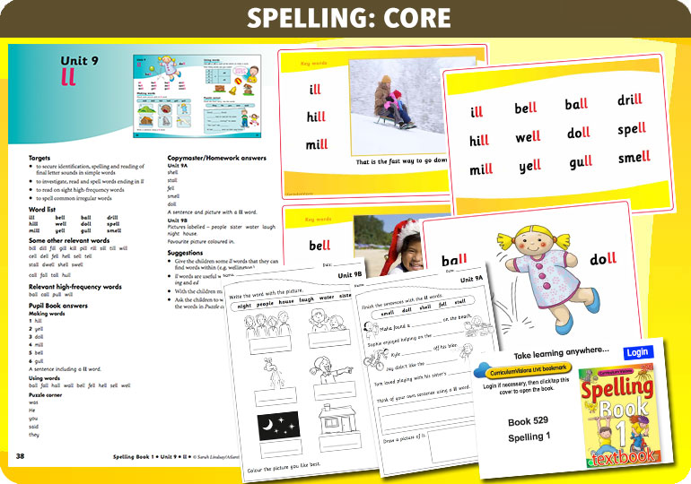 Curriculum Visions teacher year 1 year 2 literacy english resource