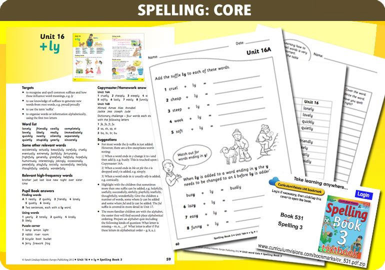 Curriculum Visions teacher year 3 ks2 literacy english resource