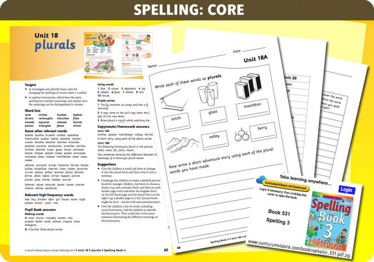 Curriculum Visions teacher year 3 ks2 literacy english resource