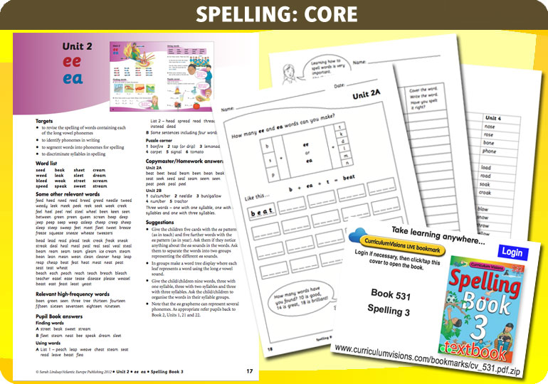 Curriculum Visions teacher year 3 ks2 literacy english resource