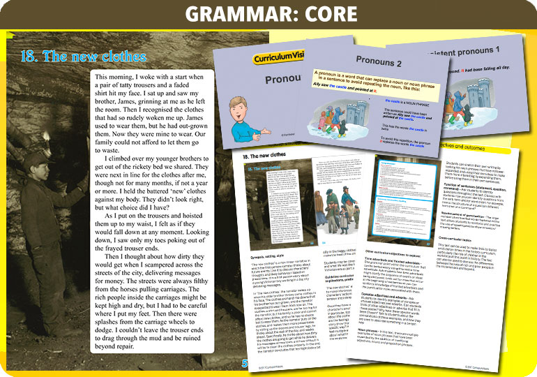 Curriculum Visions teacher year 4 ks2 literacy english resource