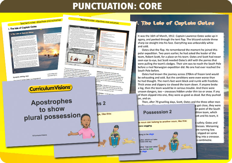 Curriculum Visions teacher year 4 ks2 literacy english resource