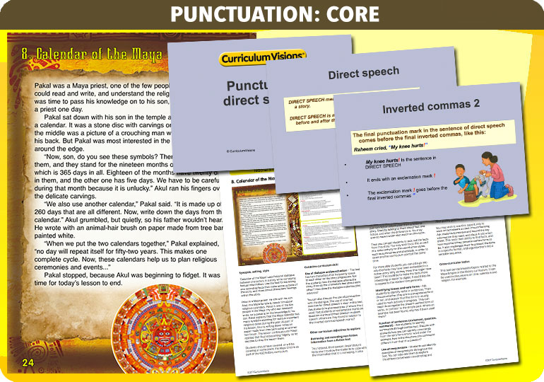 Curriculum Visions teacher year 4 ks2 literacy english resource