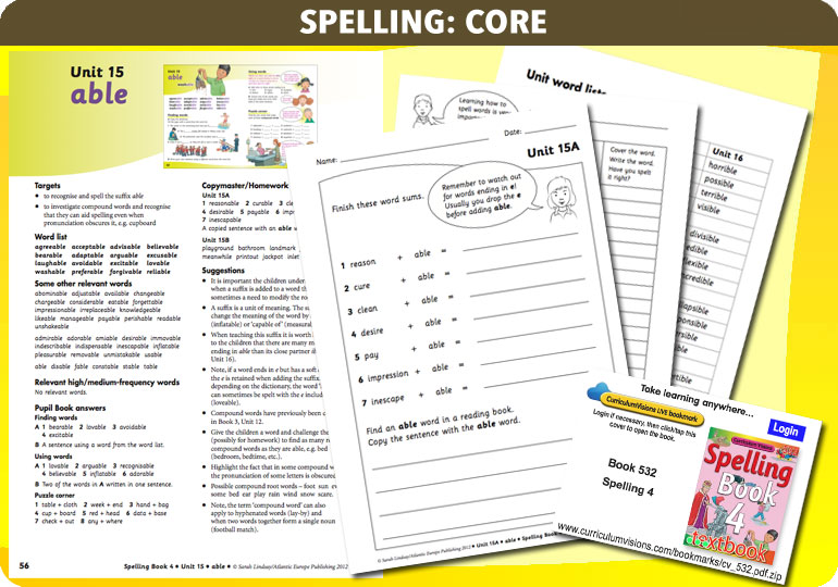 Curriculum Visions teacher year 4 ks2 literacy english resource