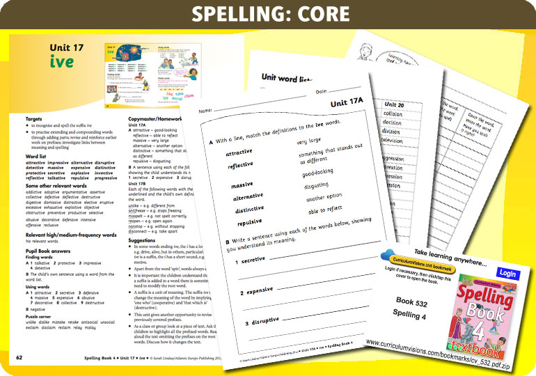 Curriculum Visions teacher year 4 ks2 literacy english resource