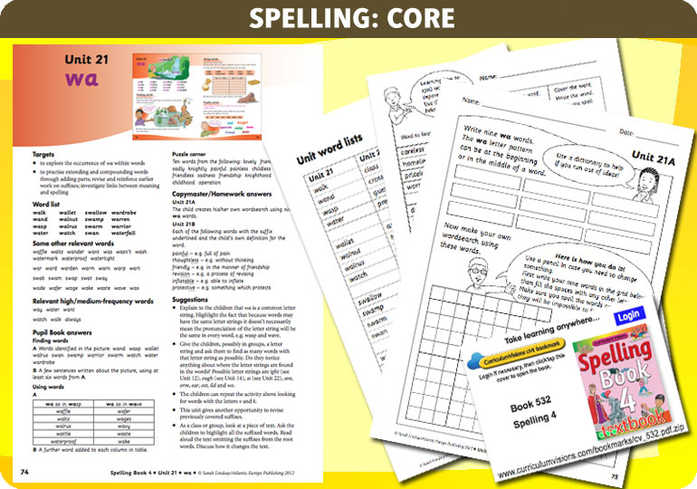 Curriculum Visions teacher year 4 ks2 literacy english resource