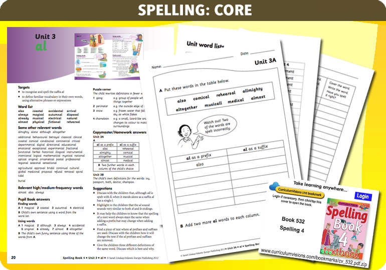 Curriculum Visions teacher year 4 ks2 literacy english resource