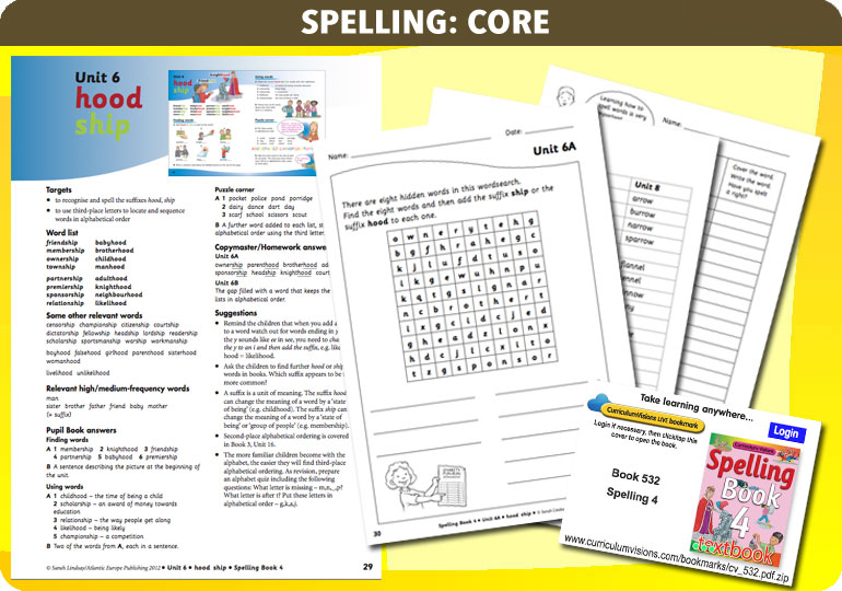 Curriculum Visions teacher year 4 ks2 literacy english resource