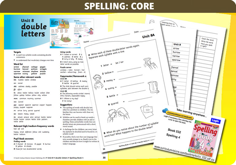 Curriculum Visions teacher year 4 ks2 literacy english resource