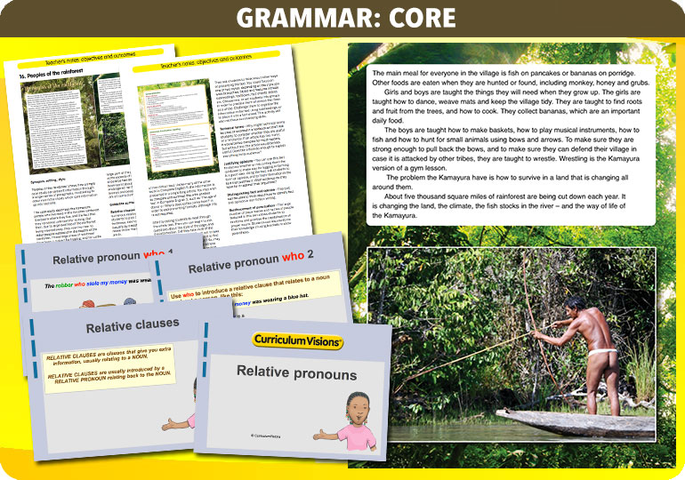 Curriculum Visions teacher year 5 ks2 literacy english resource