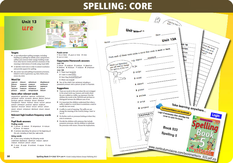 Curriculum Visions teacher year 5 ks2 literacy english resource