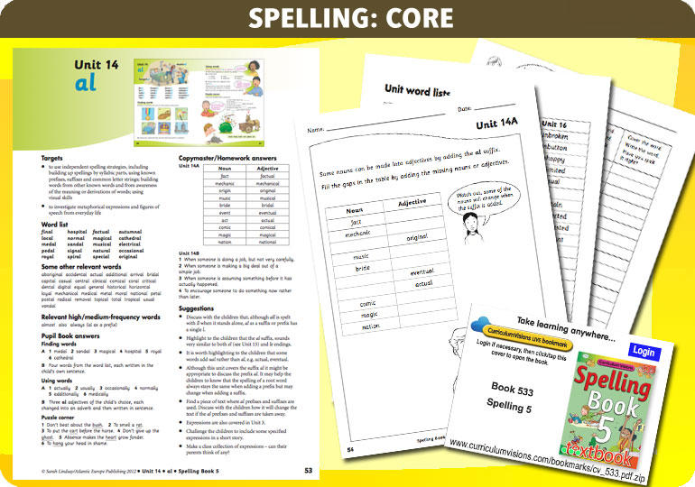 Curriculum Visions teacher year 5 ks2 literacy english resource