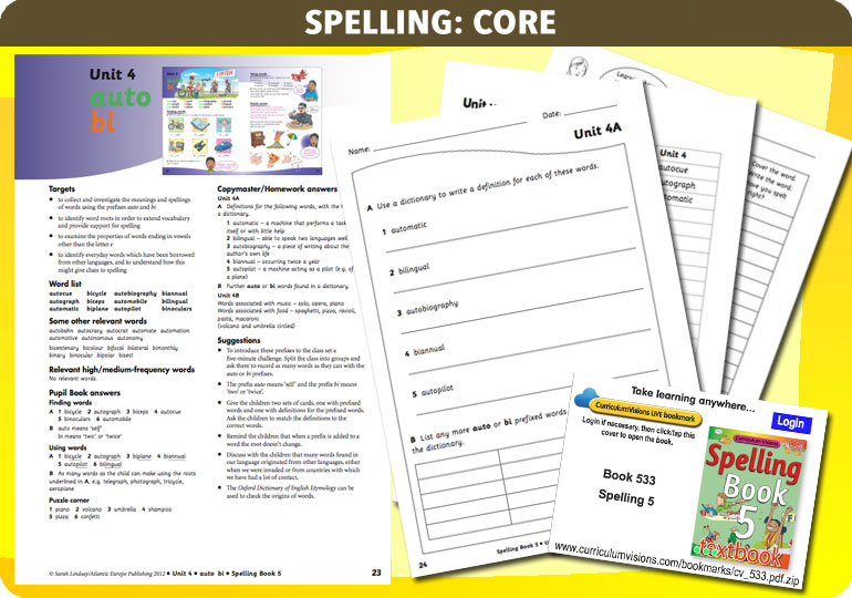 Curriculum Visions teacher year 5 ks2 literacy english resource