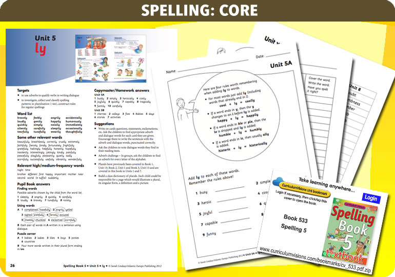 Curriculum Visions teacher year 5 ks2 literacy english resource