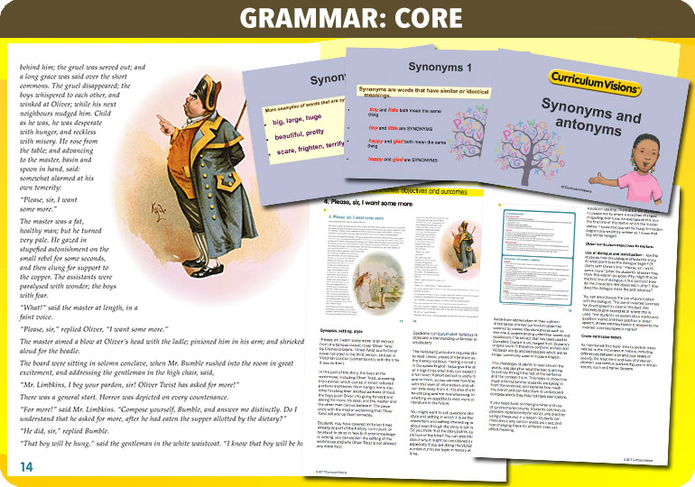 Curriculum Visions teacher year 6 ks2 literacy english resource