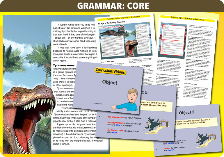 Curriculum Visions teacher year 6 ks2 literacy english resource