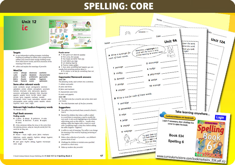 Curriculum Visions teacher year 6 ks2 literacy english resource