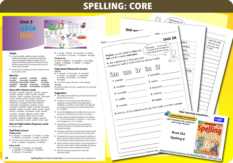 Curriculum Visions teacher year 6 ks2 literacy english resource