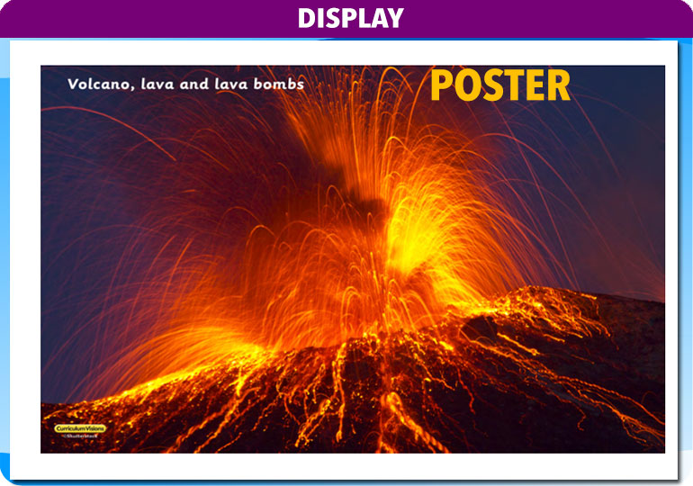 Curriculum Visions teacher mountain, volcanoes and earthquakes geography resource