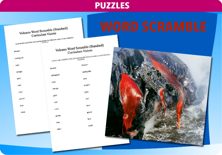 Curriculum Visions teacher volcano geography resource
