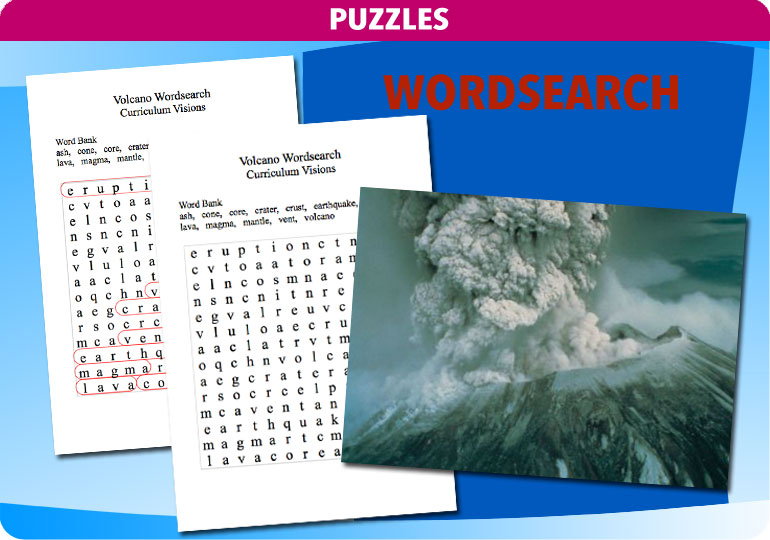 Curriculum Visions teacher volcano geography resource