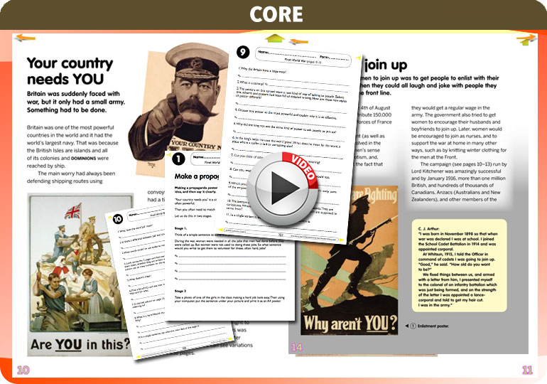 Curriculum Visions teacher first world war 1st worl war world war one world war 1 ww1 history resource