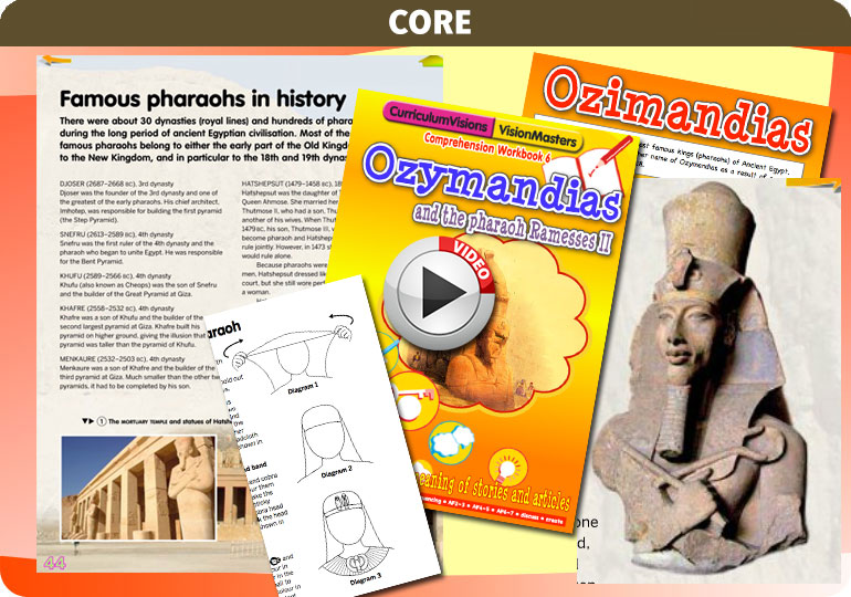 Curriculum Visions teacher ancient egyptians history resource