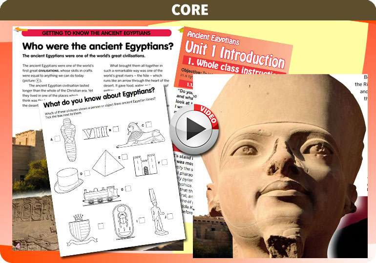 Curriculum Visions teacher ancient egyptians history resource