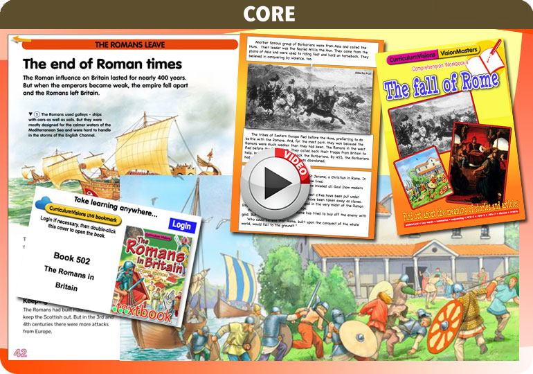 Curriculum Visions teacher ancient romans in britain ancient rome history resource