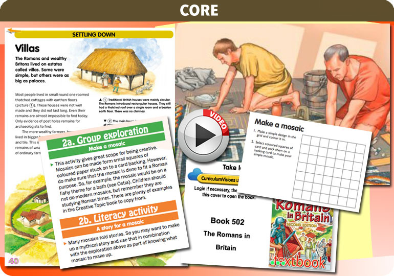 Curriculum Visions teacher ancient romans in britain ancient rome history resource