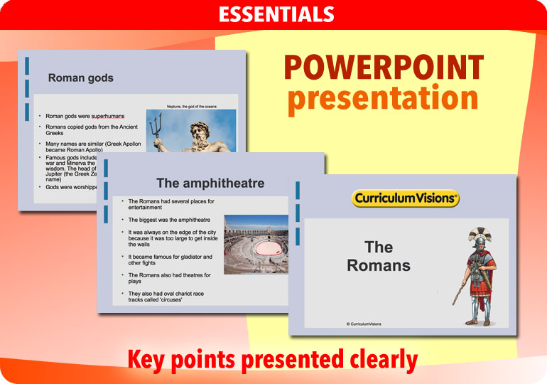 Curriculum Visions teacher ancient romans in britain ancient rome history resource