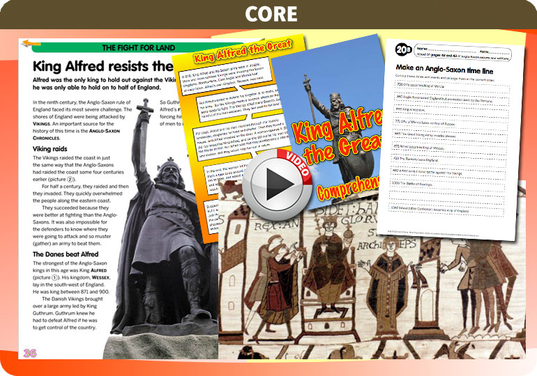 Curriculum Visions teacher anglo saxons raiders and settlers history resource