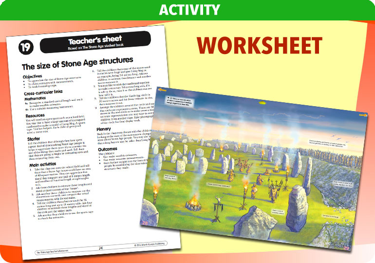 Curriculum Visions teacher the stone age history resource