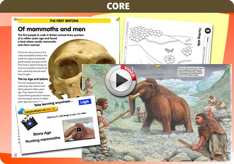 Curriculum Visions teacher the stone age history resource