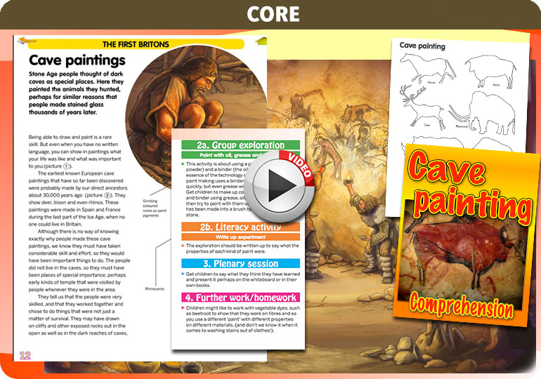 Curriculum Visions teacher the stone age history resource