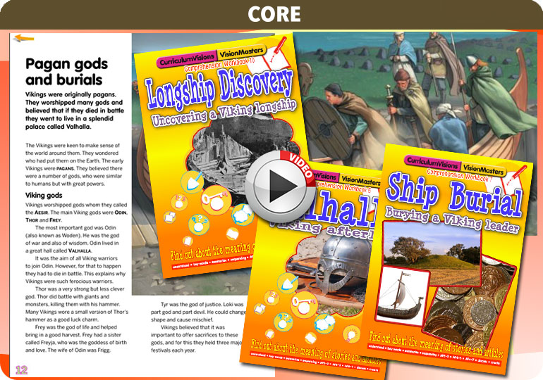 Curriculum Visions teacher the vikings viking raiders and settlers history resource