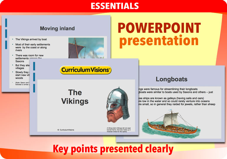 Curriculum Visions teacher the vikings viking raiders and settlers history resource