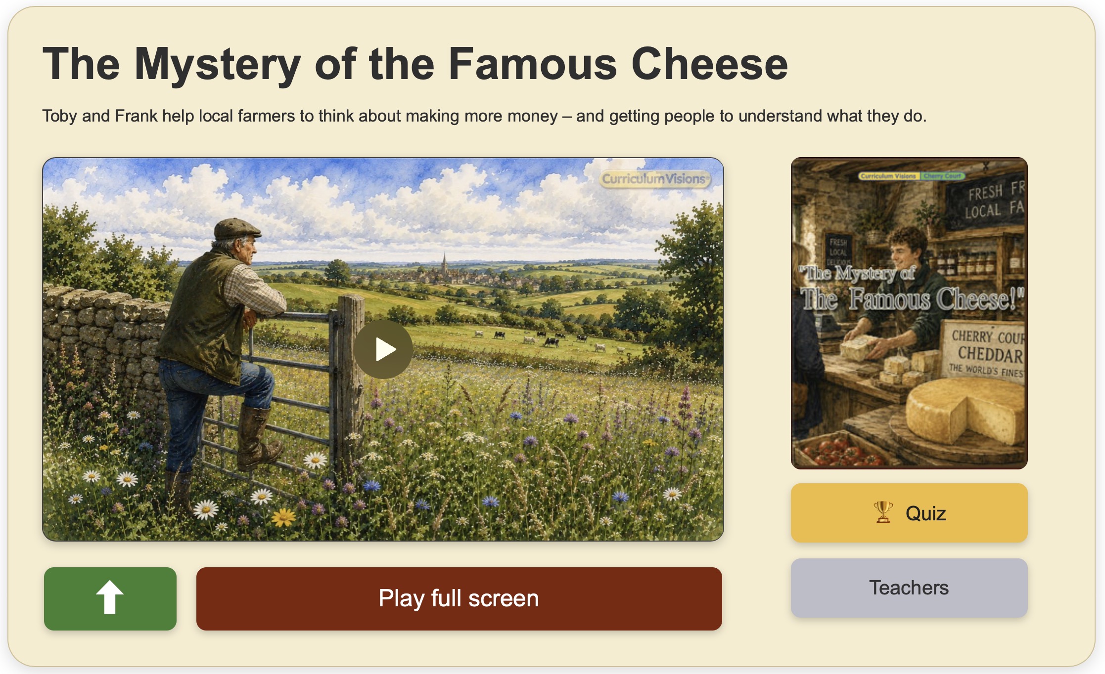The Mystery of the Famous Cheese