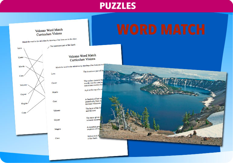 Curriculum Visions teacher volcano geography resource