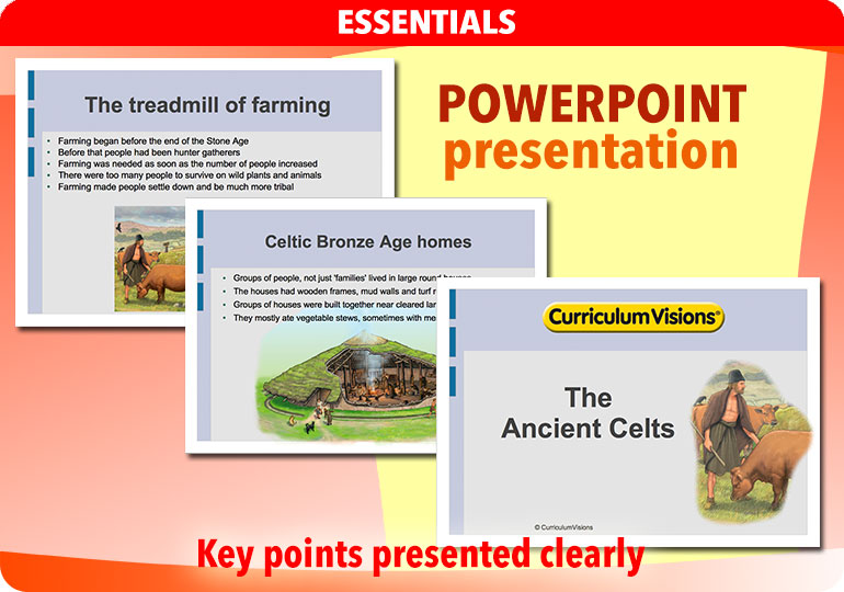 Curriculum Visions teacher ancient celts bronze age iron age history resource