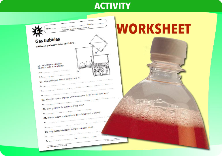 Curriculum Visions teacher gases around us resource