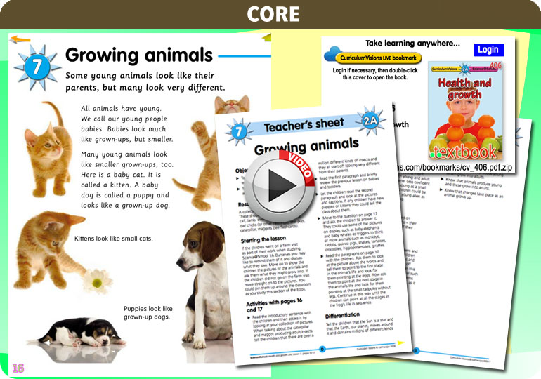 Curriculum Visions teacher health and growth resource