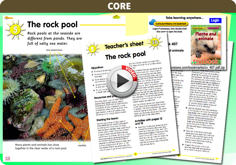 Curriculum Visions teacher plants and animals resource