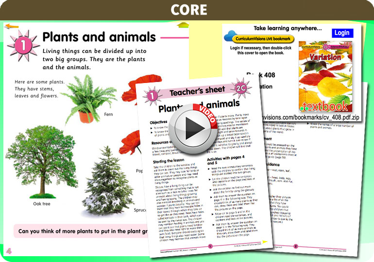 Curriculum Visions teacher variation resource