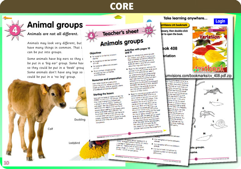 Curriculum Visions teacher variation resource