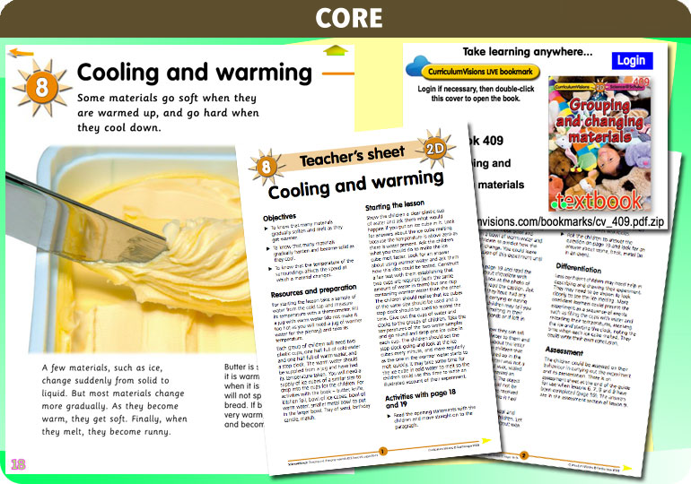 Curriculum Visions teacher grouping materials resource