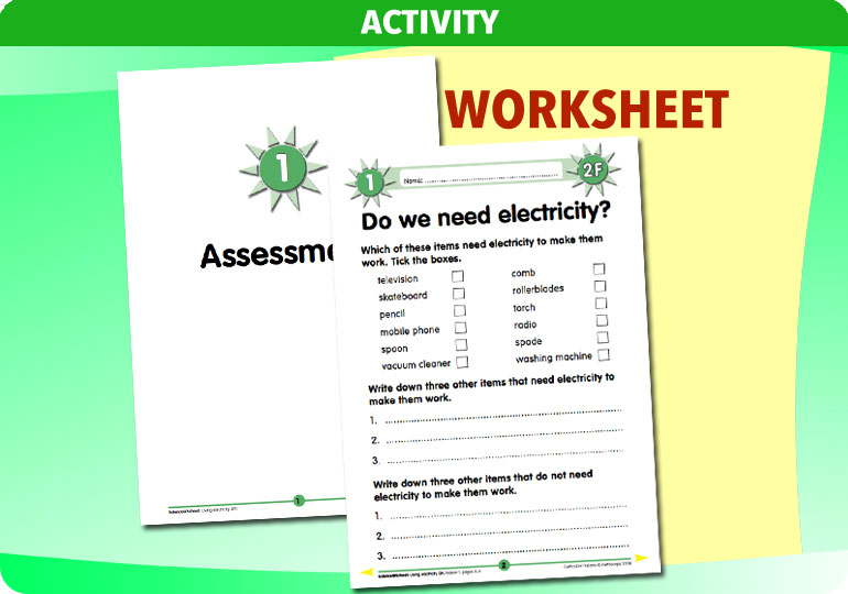 Curriculum Visions teacher using electricity resource